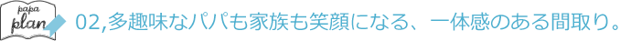 多趣味なパパも家族も笑顔になる、一体感のある間取り